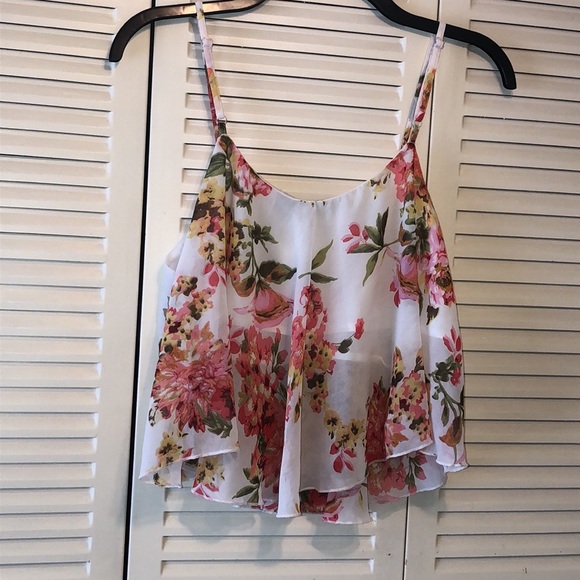 Speed Limit MPH Floral Crop Top - Picture 5 of 5